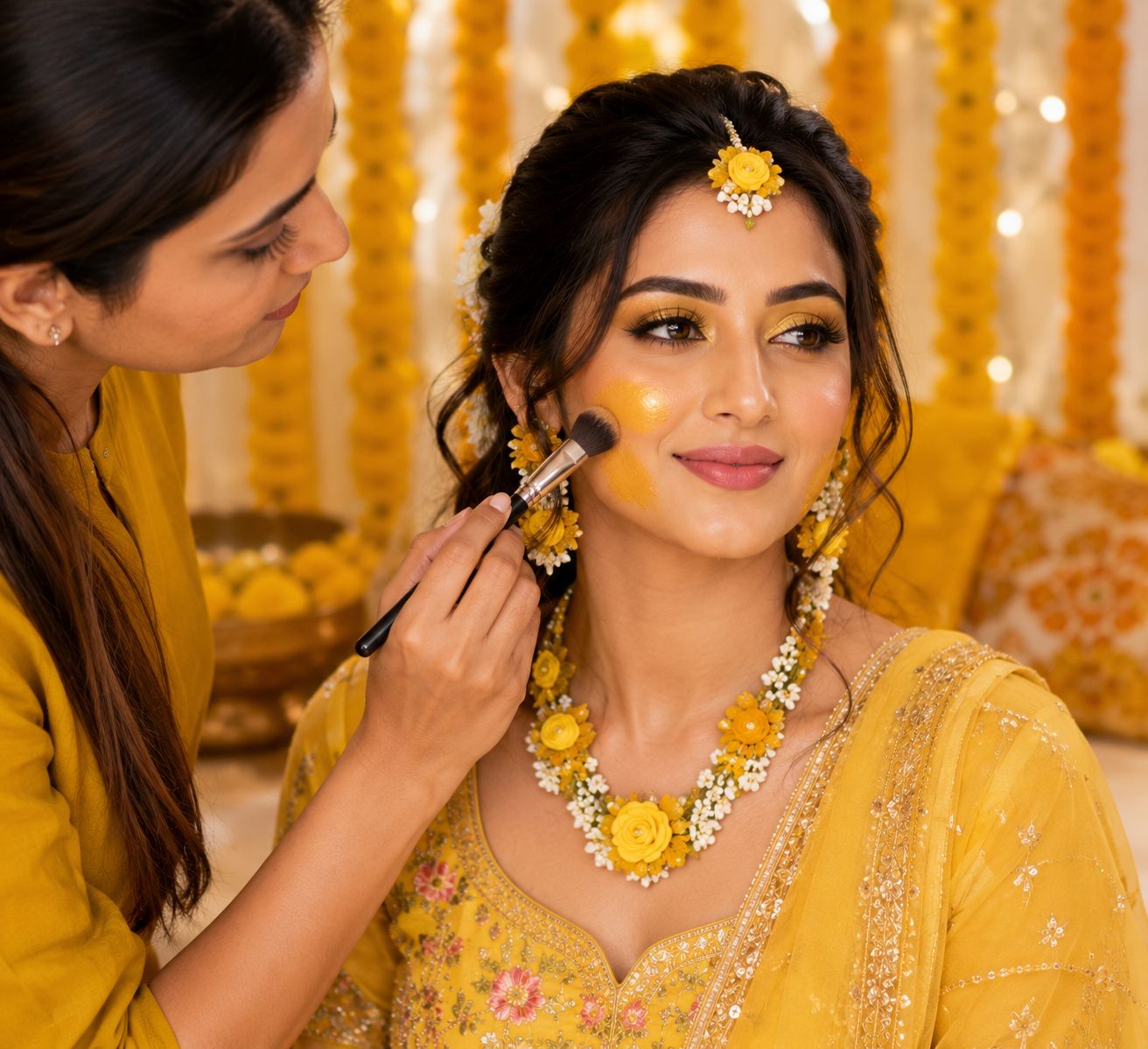 Haldi Makeup