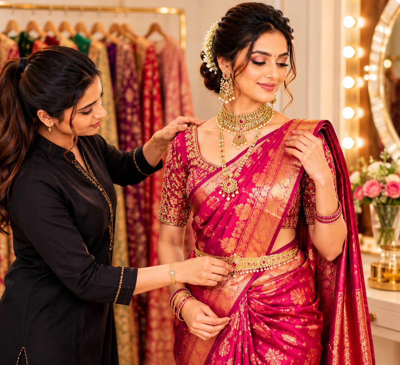 Saree Draping